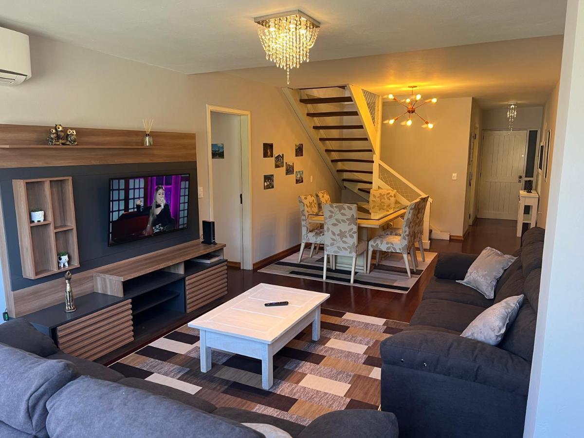 Amplo Apartamento A 200M Da Rua Coberta Gramado Exterior foto